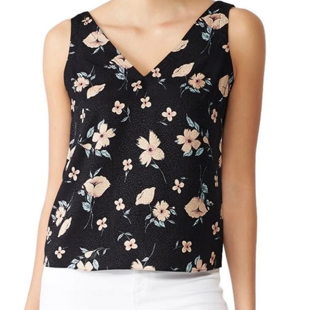SOLD đNWT Rebecca Taylor Silk Daniella Floral Tank - Picture 1 of 9